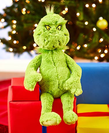 Dr Seuss Christmas Grinch and puppy